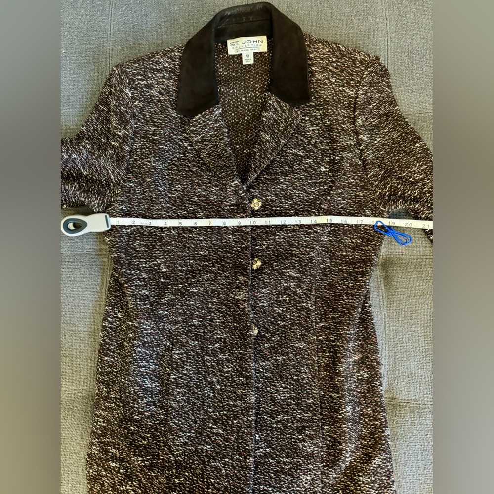 St. John Collection by Marie Gray knit blazer Size 10 - Picture 11 of 11